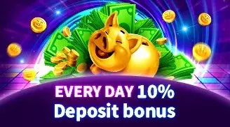 EVERY DAY 10% DEPOSIT BONUS